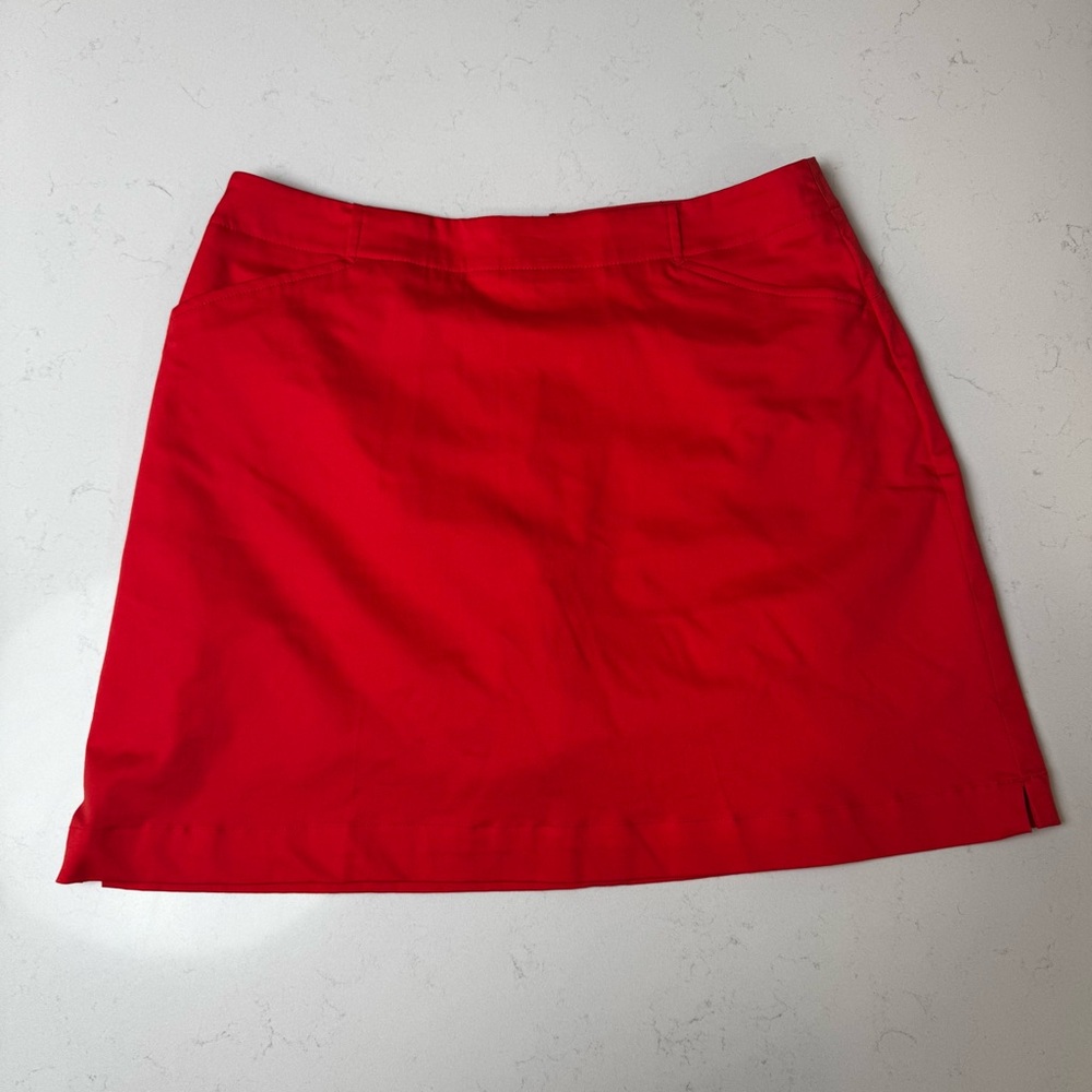 Nike Golf Red Mini Skirt